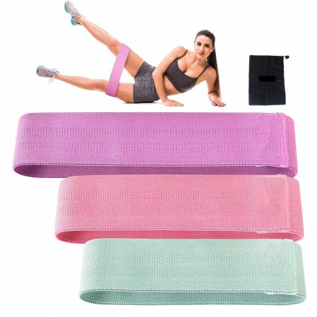 Fabric Resistance Bands set Booty Hip Bands Rolling Circle Bands