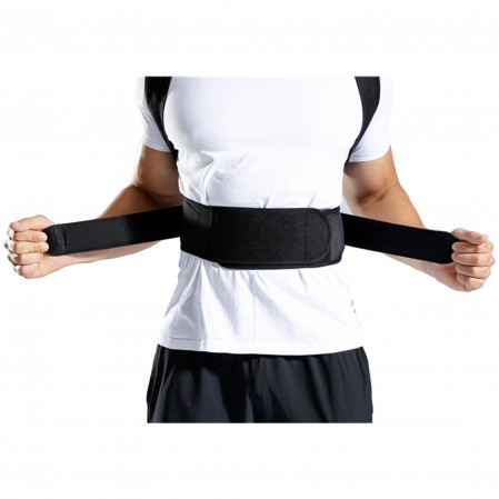 Custom Logo Size Adjustable Lumbar Back Brace Posture Corrector for men women for Improve Posture Provide and Back Pain Relief