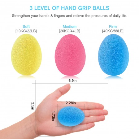 Anti stress ball  with hand exerciser set