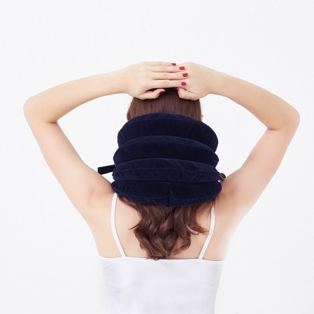 4  Layer Neck Traction Device Neck Posture with Soft Washable Flannel Cover