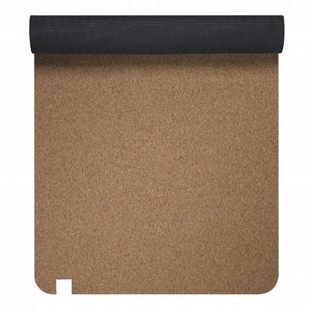 Natural yoga Cork Mat Options, Roots Yoga Mat with Natural Rubber Bottom