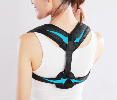 FDA CE Effective Comfortable Adjustable Posture Correct Brace for Women Men Upper Back Brace Spinal Support