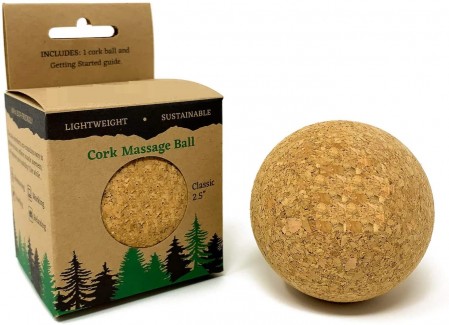 Eco-Friendly Cork Massage Ball Set or Muscle Pain & Tension Relief