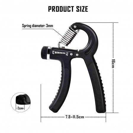 OEM Fitness Hand Grip Strengthener Adjustable Resistance Non-Slip Strengthen Exerciser Workout Trainer Wrist Forearm Gripper