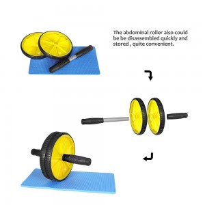 Ab wheel Roller with 2 Configurable Wheels