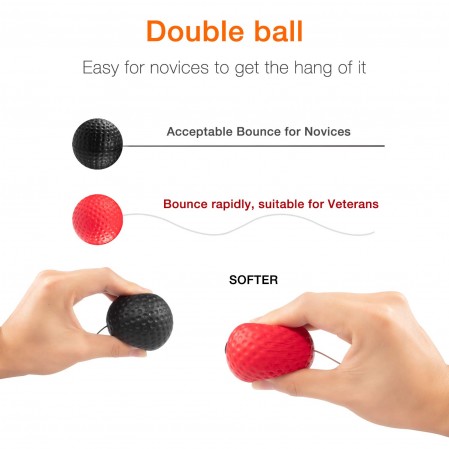 Fight Reflex Ball Set 2 Difficulty Level Boxing Ball with Headband