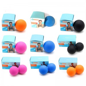 TPE Fitness Ball Peanut Body Massage Ball Lacross Ball