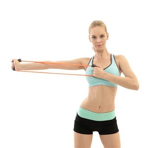 Fitness 8-shaped Resistance Bands With Handles