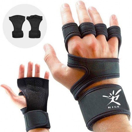 Custom Half finger Gym fitness Weightlifting Gloves Men & Women, Workout Gloves with Wrist Support