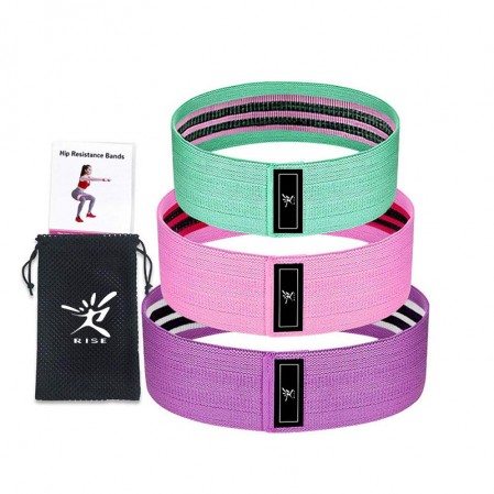 Customize body building hip band set ,glute activation,lower body booty bands