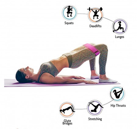 Fabric hip Resistance Band