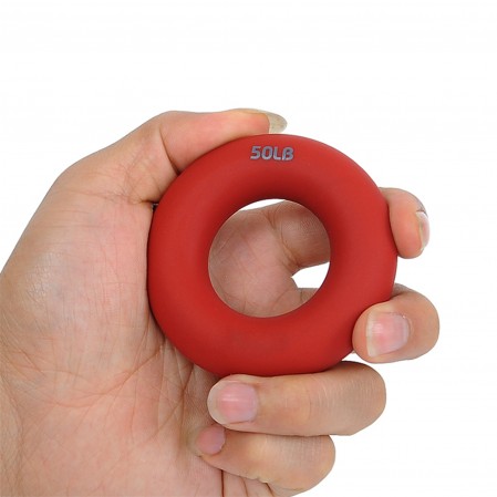 Custom Forearm and Finger Strengthener Exercise Silicone Rings Resistance Levels Pinch and Crush Ball Ring Hand Grip Ring