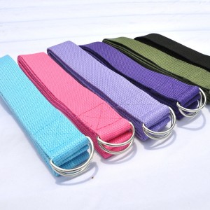 customize logo fitness exercise equipment yoga belt