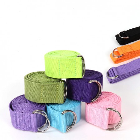 Adjustable D Ring Belt for Yoga Strap for Stretching