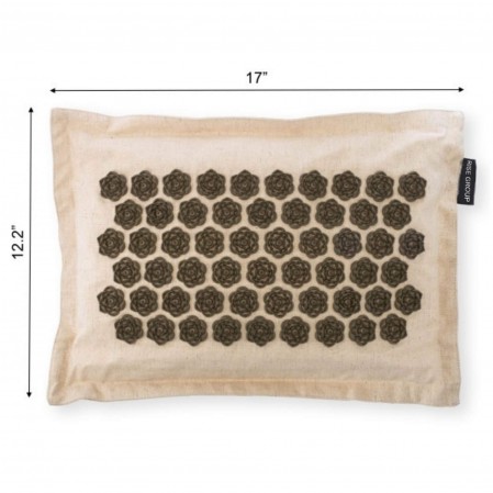 Deeper Stimulation Natural Material Coconut Acupressure Mat Set for Back Pain and Sciatica Relief With Bag