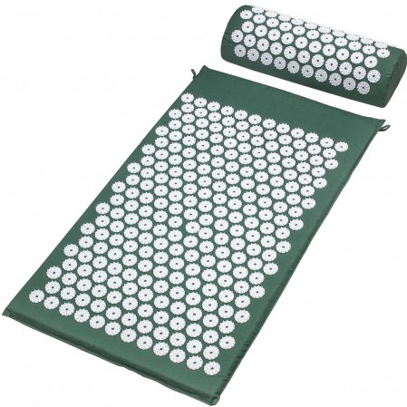 Foot Back and Neck Pain Relief Acupressure Mat and Pillow Set Foot Muscle Acupressure Massage Mat Comes in a Carry bag/ box