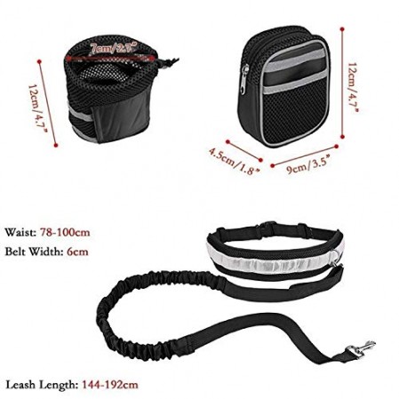 Dog Running Traction Waist Bag