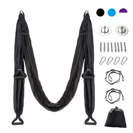 Yoga Swing & Hammock Kit for Improved Yoga Inversions