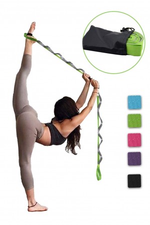 Multi Nonelastic Stretch Loop yoga Strap