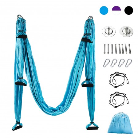 Yoga Swing & Hammock Kit for Improved Yoga Inversions