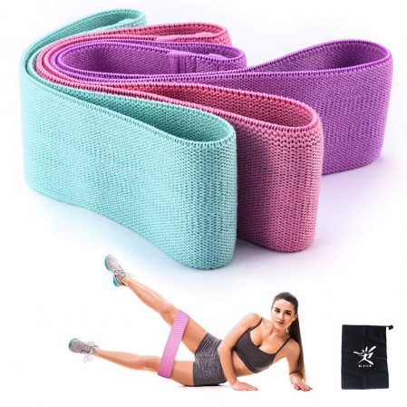 Customize body building hip band set ,glute activation,lower body booty bands