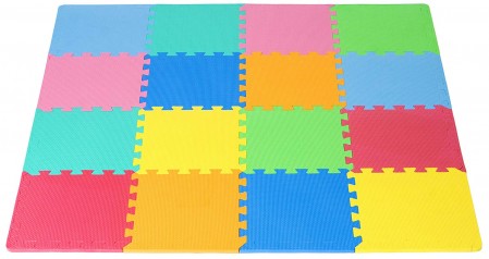 Kid’s Puzzle Exercise Play Mat with EVA Foam Interlocking Tiles