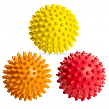 Athletics High Density Therapy Pvc Massage Ball Spiky Firm Soft Foot Plantar Fasciitis Massager Muscle Soreness Massager Ball