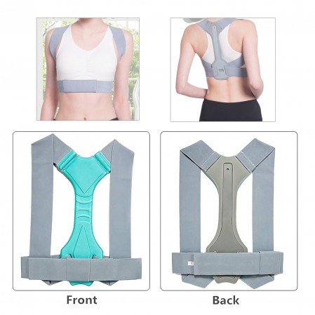 OEM Adjustable Back Support Belt Shoulder Brace With Support for Hunching & Slouching Improvement Posture Correction Trainer