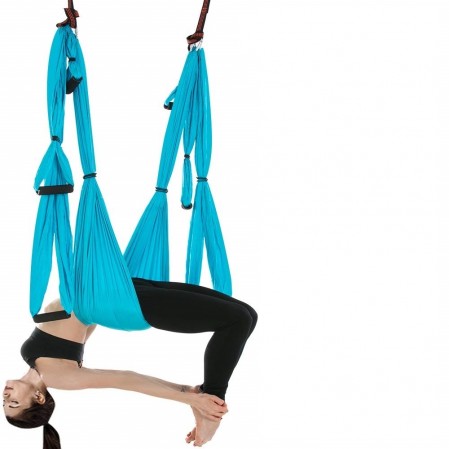 Yoga Swing & Hammock Kit for Improved Yoga Inversions