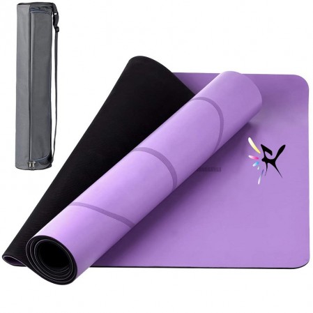 Custom Eco Friendly PU yoga mat non-slip