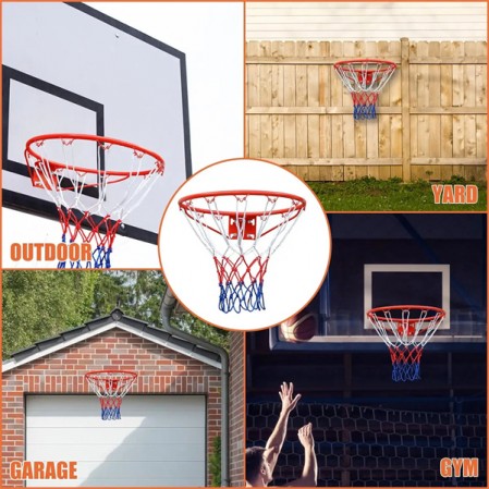 Basketball rim set wall mount basketball goal