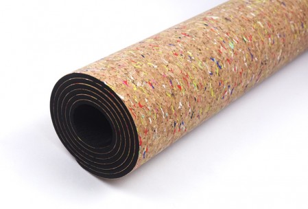 Custom cork yoga mat natural rubber yoga mat