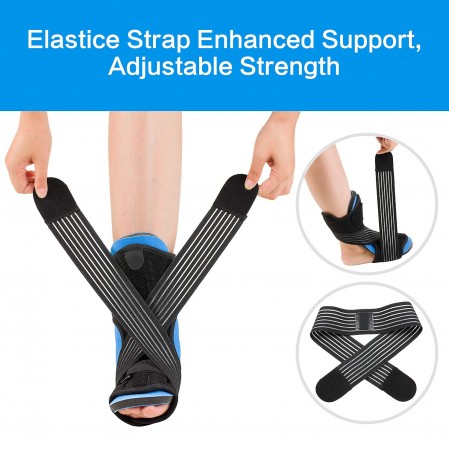 Plantar Fasciitis Night Splint with spiky ball arch supports