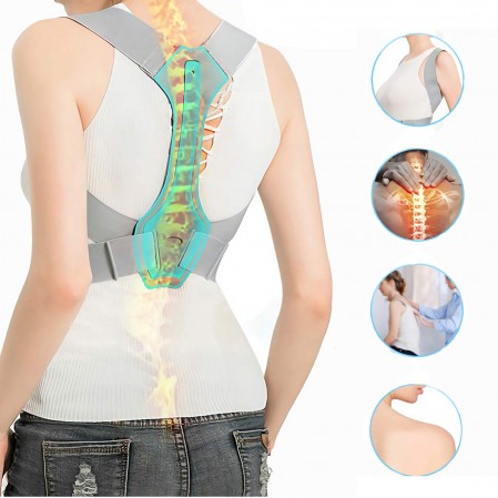 OEM Adjustable Back Support Belt Shoulder Brace With Support for Hunching & Slouching Improvement Posture Correction Trainer