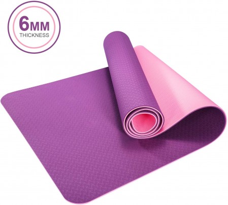 Eco-firendly non-slip TPE yoga mat supplier,Exercise & Fitness mat for yoga and pilates