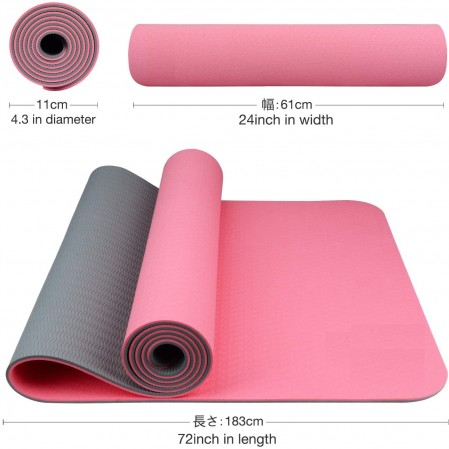 Eco-firendly non-slip TPE yoga mat supplier,Exercise & Fitness mat for yoga and pilates