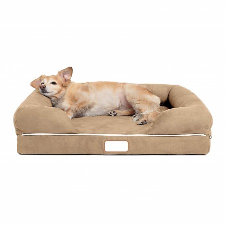 Ultimate Dog Bed, Orthopedic Memory Foam, Multiple Sizes/Colors, Medium Firmness, Waterproof Liner Skin Contact Safe