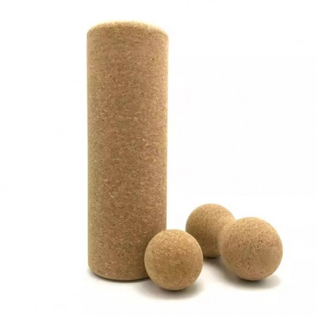 Custom Cork Foam Roller Yoga Massage Roller for Fitness