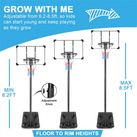 36 Inch Backboard Indoor Outdoor Basketball Goal Game Play Set