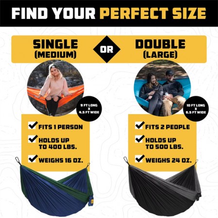 Foldable parachute nylon outdoor portable hitch camping hammock swing