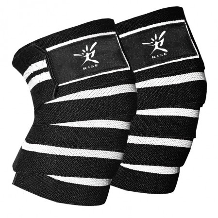 Knee Wraps (1 Pair)Knee Straps Elastic Knee and Elbow Support & Compression – for Weightlifting, Powerlifting, Fitness 200-499 Pairs