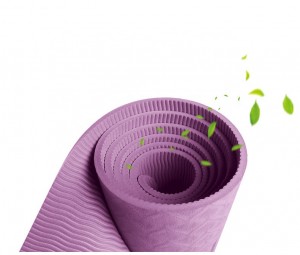 manufacturer customize folding waterproof TPE yoga mat