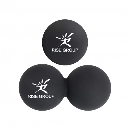 High Density OEM Peanut/Single Exercise Rubber/Silicone Ball  Foot Body Massage Lacrosse Ball With Logo for Myofascial Release