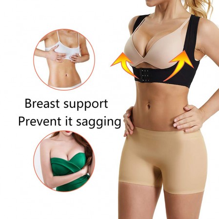 Cheap Home Fitness Back Support Bra for Women Posture Corrector Corset Bra Vest Prevent Humpback Plus Size