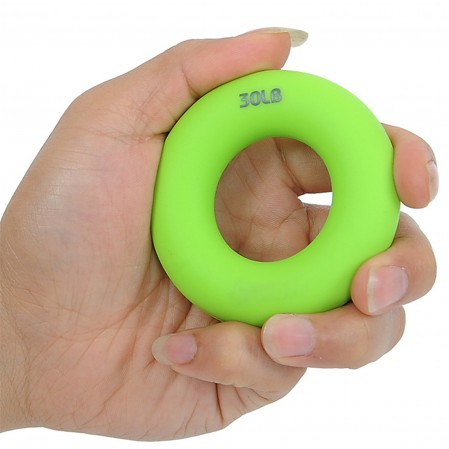 Custom Forearm and Finger Strengthener Exercise Silicone Rings Resistance Levels Pinch and Crush Ball Ring Hand Grip Ring