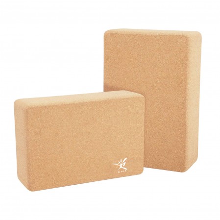 Natural & Eco-Friendly Cork Yoga Block to Support and Deepen Poses