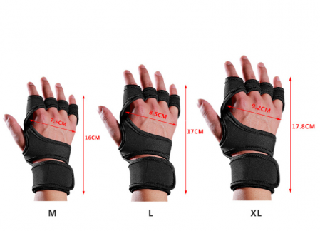 Weightlifting gloves for fitness with  Wrist Support & Full Palm Protection