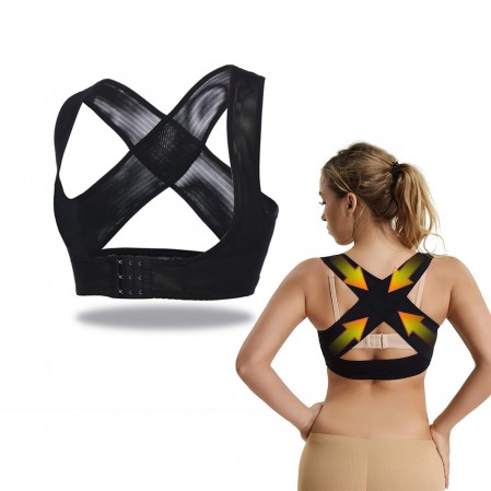 Cheap Home Fitness Back Support Bra for Women Posture Corrector Corset Bra Vest Prevent Humpback Plus Size