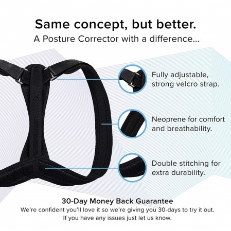 Physical Therapy Posture Brace for Men and WomenNeck Pain Relief,Posture Corrector Spinal Support