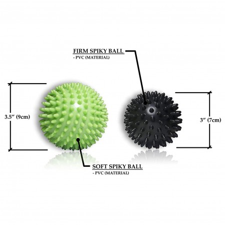 Athletics High Density Therapy Pvc Massage Ball Spiky Firm Soft Foot Plantar Fasciitis Massager Muscle Soreness Massager Ball